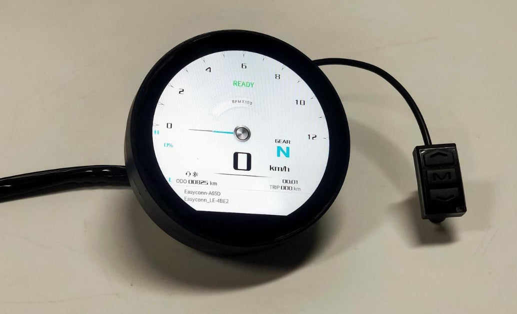 FarDriver Sinewave Controller: Chaojie Display (Round) w Optional 3D Mount