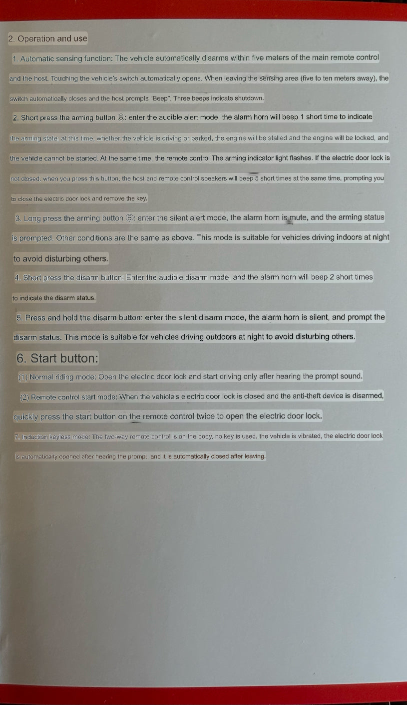 Fundamentos del controlador: Alarma bidireccional para FarDriver (PnP)