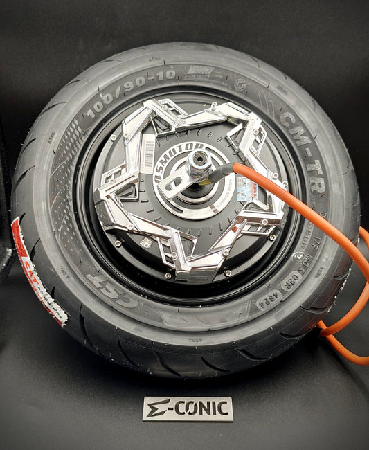 QS 10" Hub Motor 3000W V7 w CST 100/90/10 Tire CM-TR