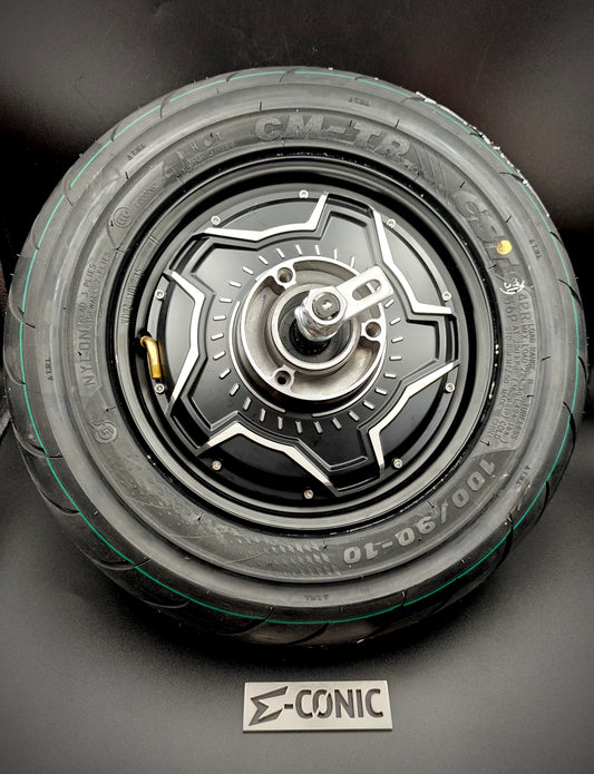 QS 10" Hub Motor 3000W V7 w CST 100/90/10 Tire CM-TR