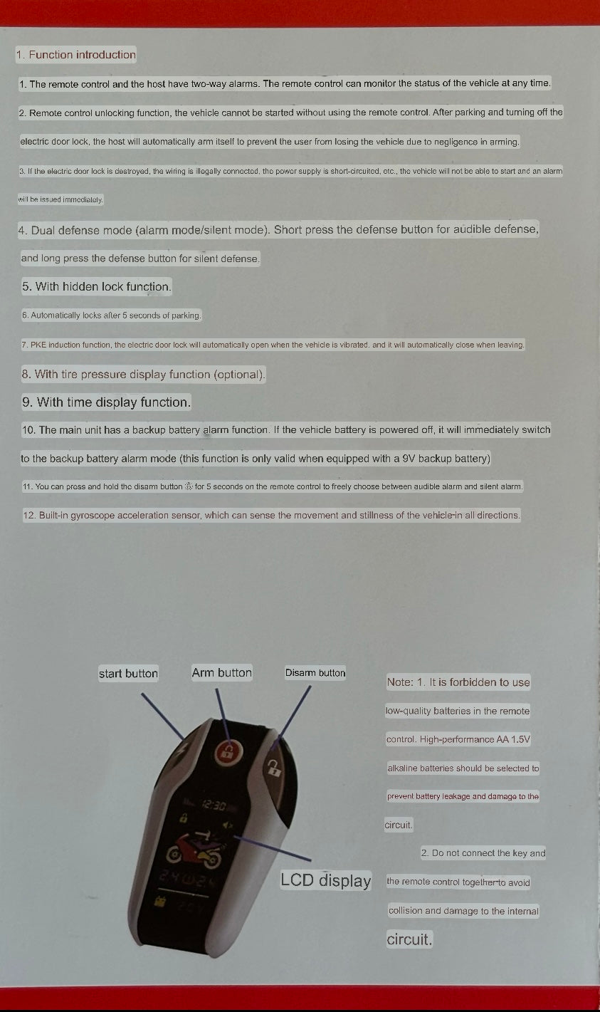 Fundamentos del controlador: Alarma bidireccional para FarDriver (PnP)