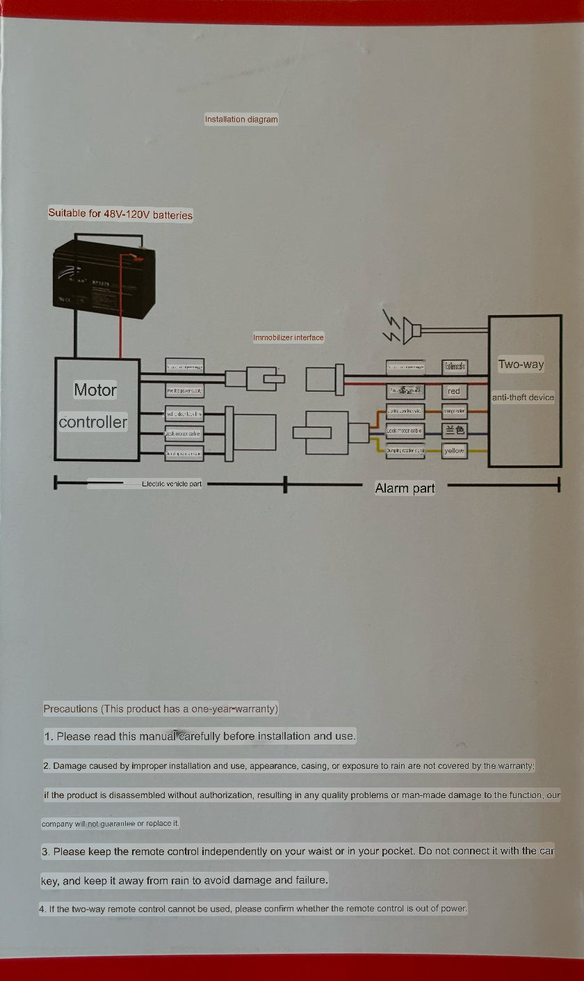 Fundamentos del controlador: Alarma bidireccional para FarDriver (PnP)