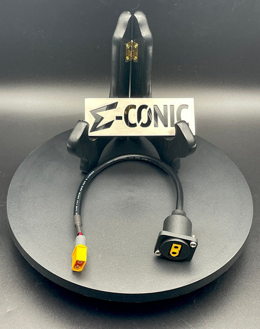 Elementos esenciales del controlador: Extensión de montaje en panel del puerto de carga XT60 (8" de largo)