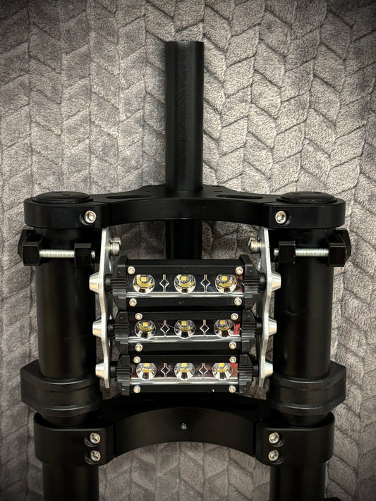 Triple Lighting (Lights) for Dual Crown Forks (41mm Tubes) by Future Ride