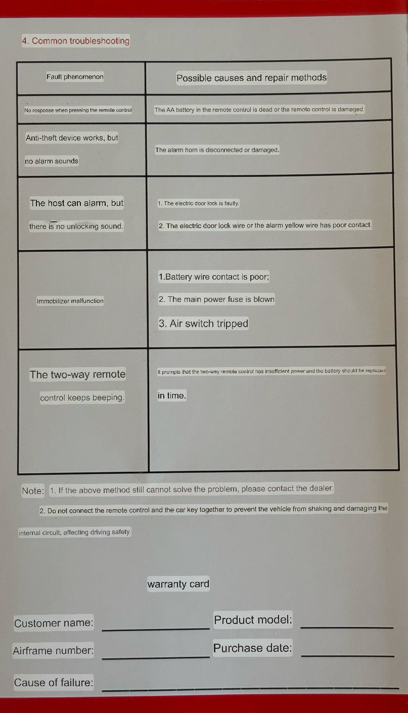 Fundamentos del controlador: Alarma bidireccional para FarDriver (PnP)