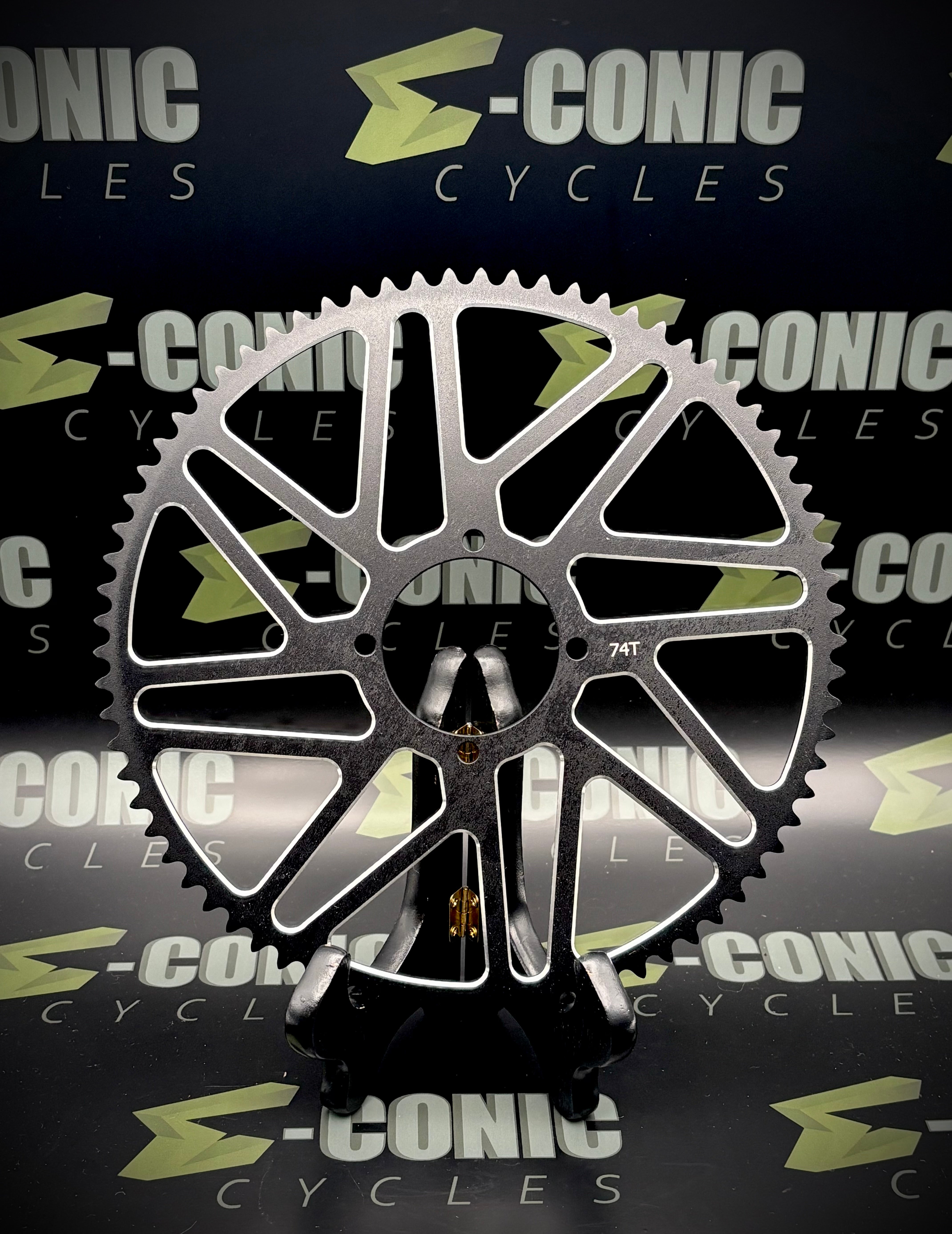 35 (58T or 74T) Black Aluminum Rear Sprocket for Razor Dirt Bikes