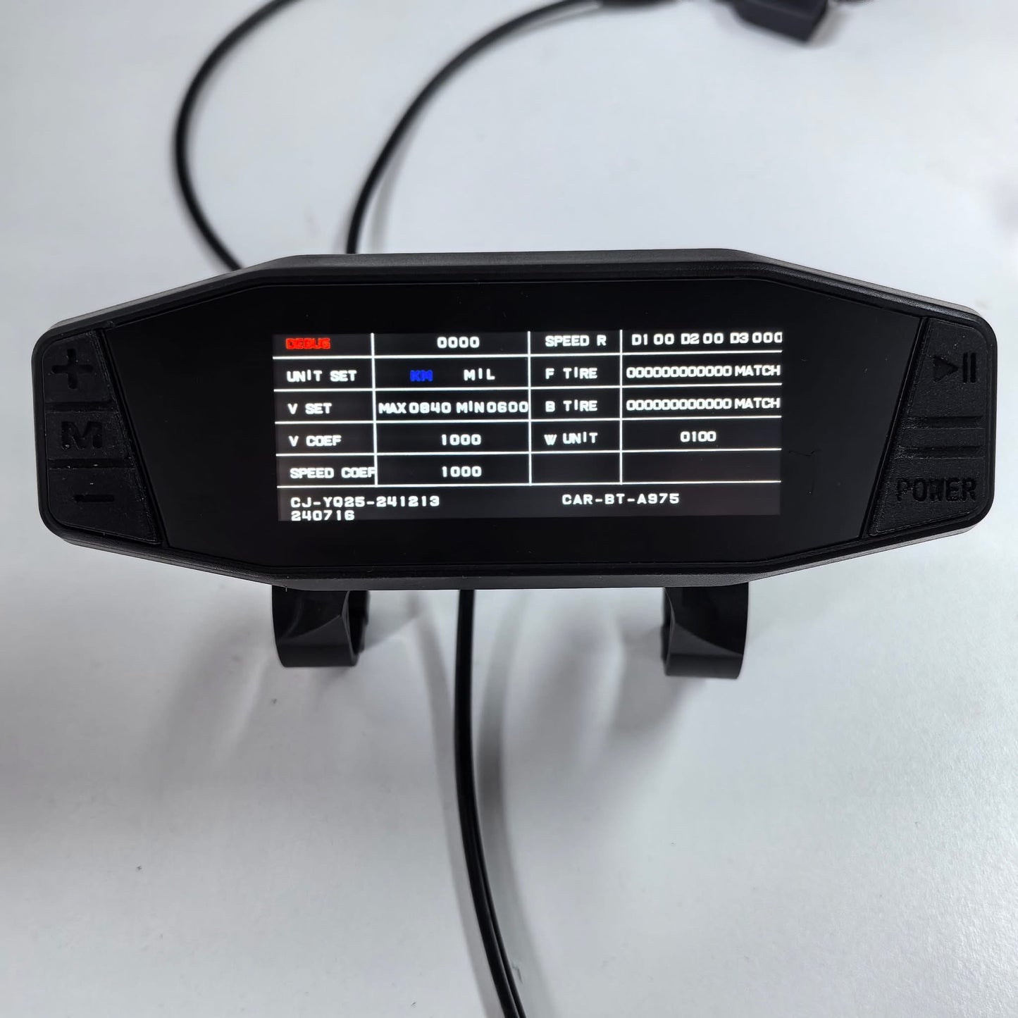 Controlador de onda sinusoidal FarDriver: Pantalla Chaojie de 3,13" con soporte