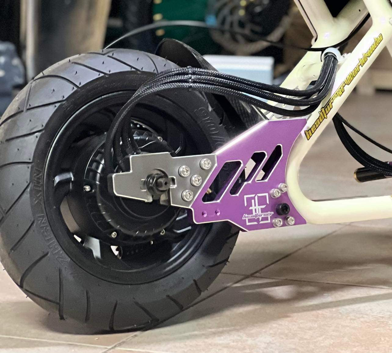 Fiido Q2: CNC Aluminum Rear Extensions by HeadTurner Worldwide Customs