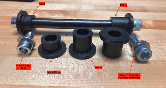 Juego de bujes de basculante Delrin (Razor SX500 / MX500 / MX650)