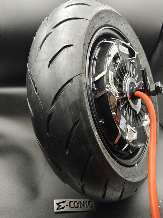 QS 12" Hub Motor 3000W V4 w CST 130/70/12 Tire CM-TR
