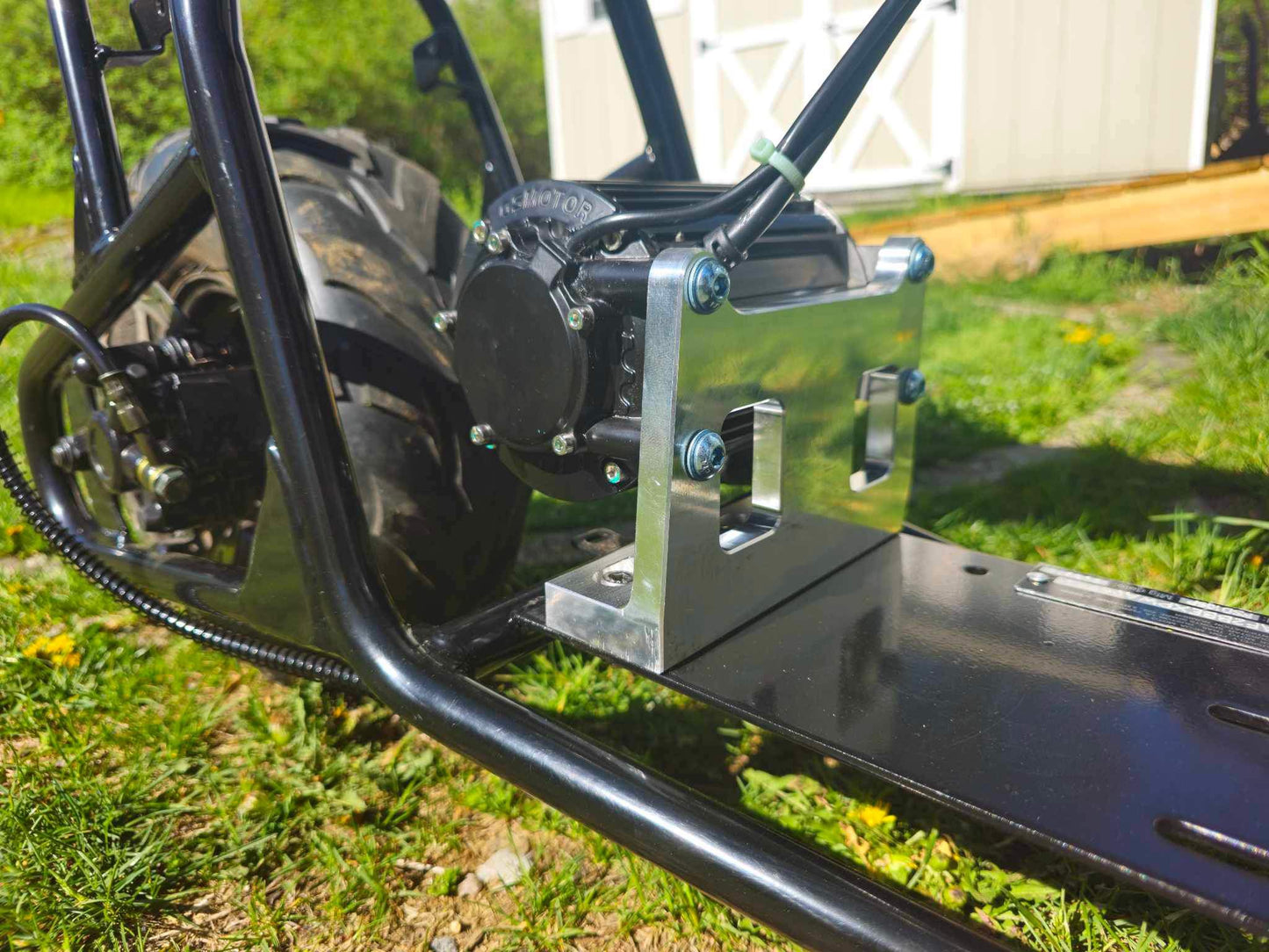 Mini Bike Conversion: QS90 Motor Plate