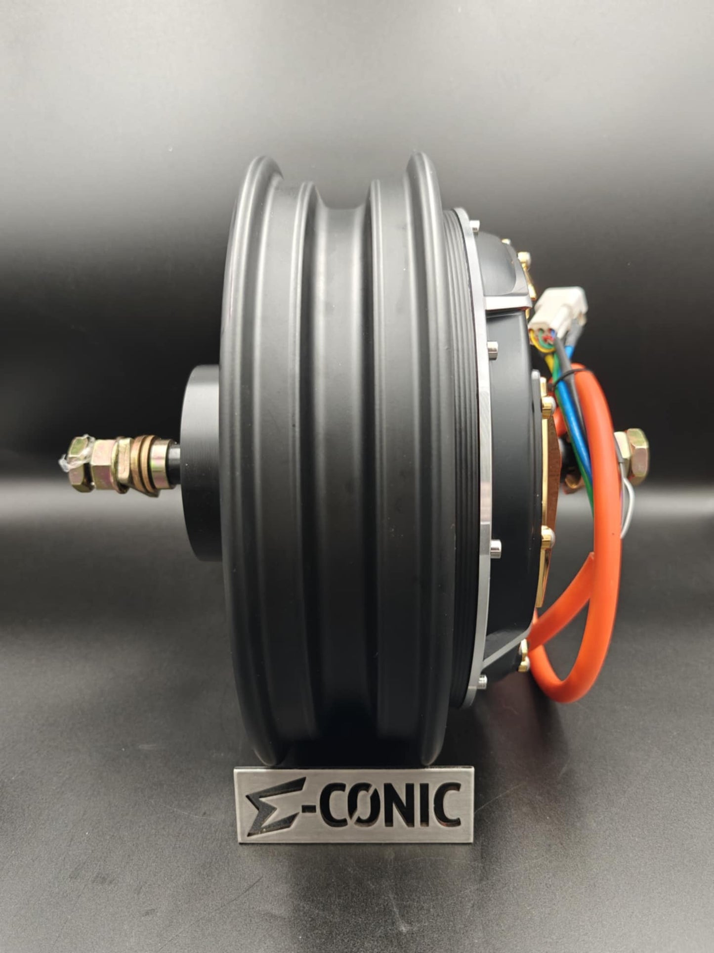 Motor de buje QS de 10", 3000 W, V4, con neumáticos CST 90/90/10 CM-TR