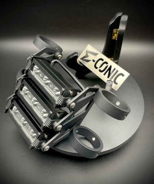 Triple Lighting (Lights) for Dual Crown Forks (41mm Tubes)