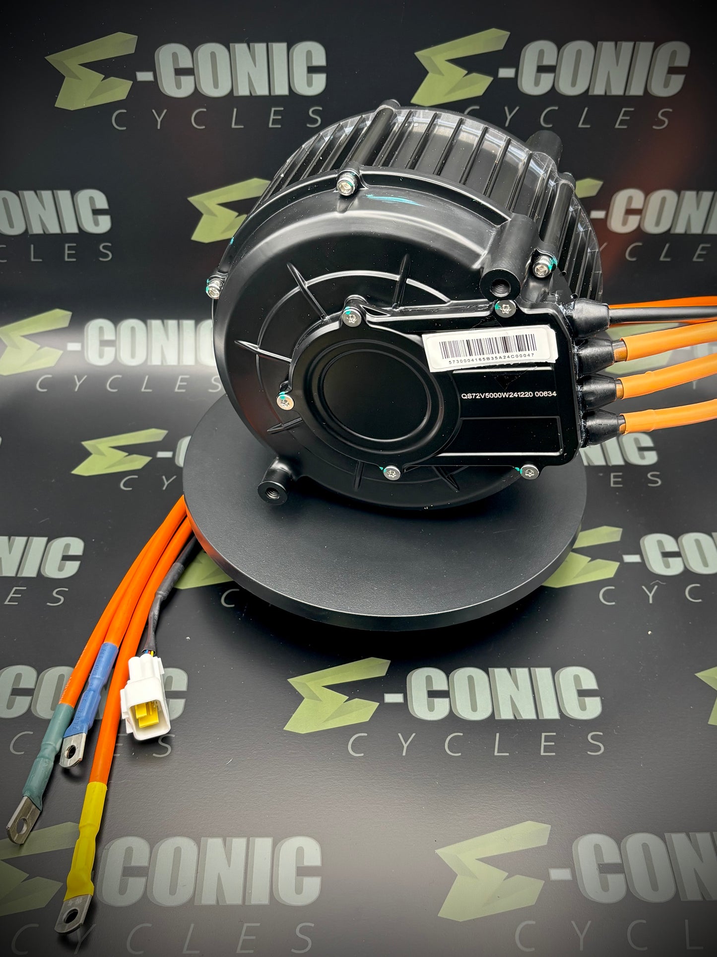 Motors: QS165 v2 72V 35H 5KW Hall Sensor Motor w 428 Sprocket (14T) & LONG Motor Wires