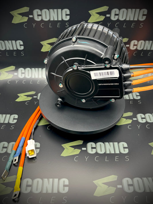 Motors:  QS165 v2 72V 35H 5KW Hall Sensor Motor w 428 Sprocket (14T) & LONG Motor Wires