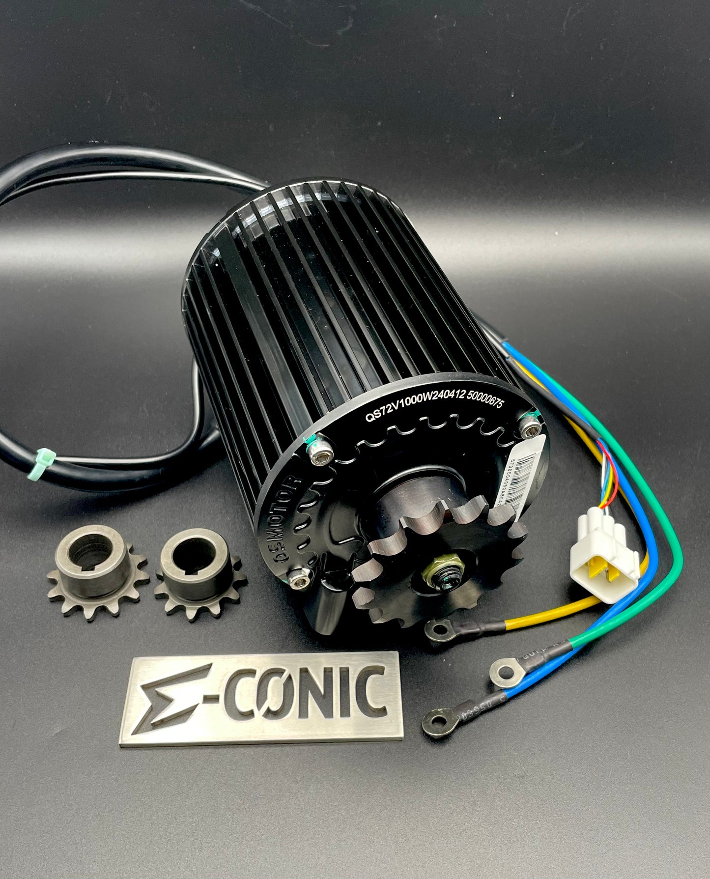 Motors: Custom QS90"R" Motor w 428 Sprocket 14T & Optional #35 Race Sprockets 11T & 12T