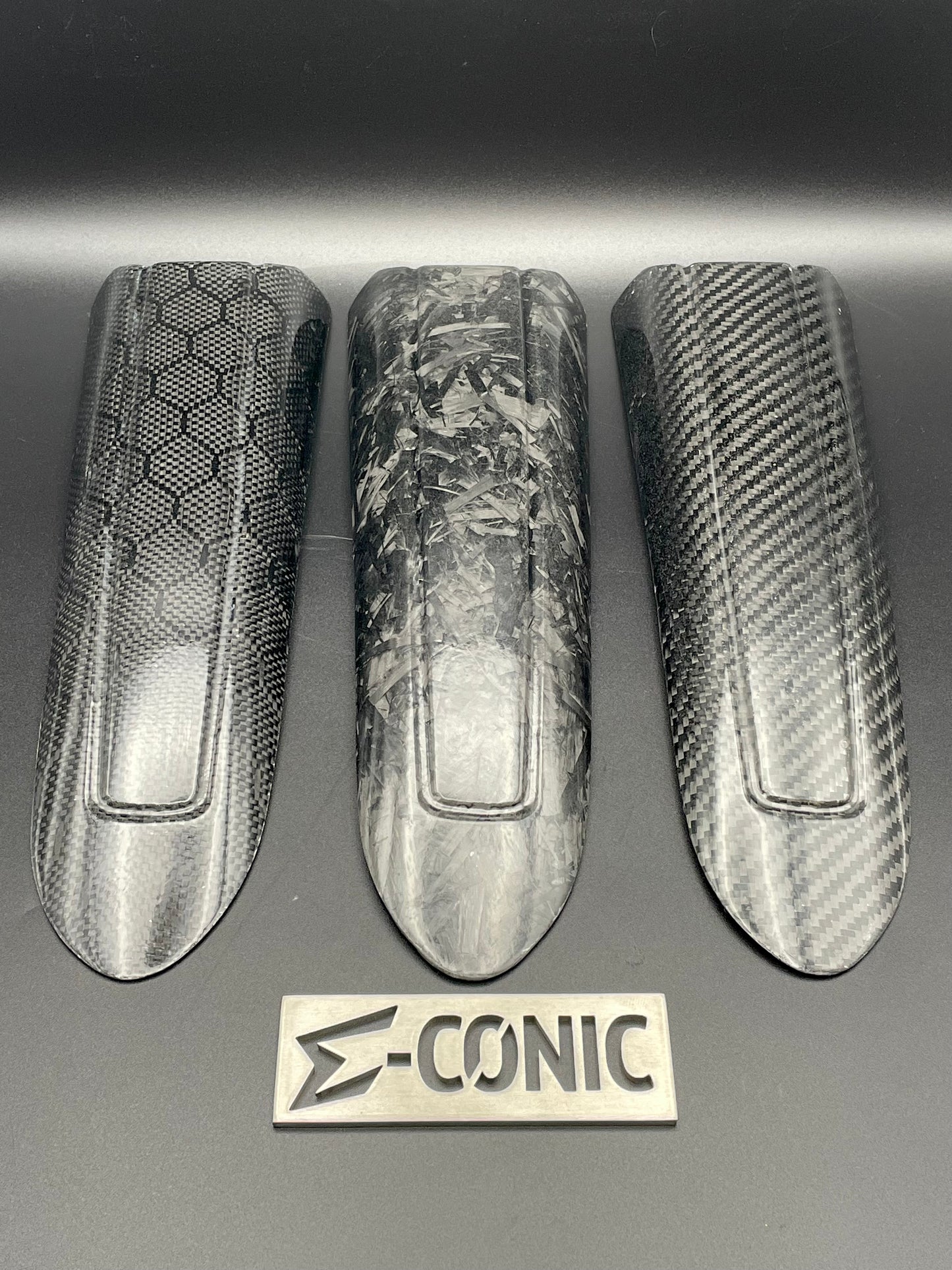 Guardabarros trasero de fibra de carbono para Fiido Q Series / eMove Roadrunner v2 / DYU