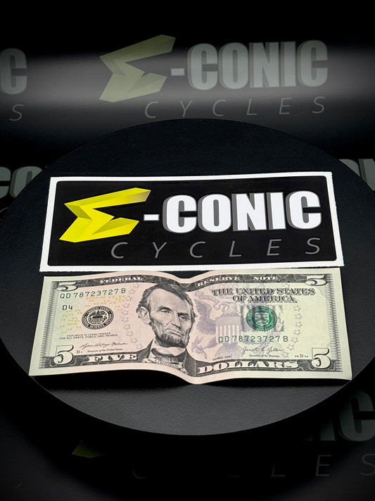 E-Conic Cycles Extra Large Logo Sticker