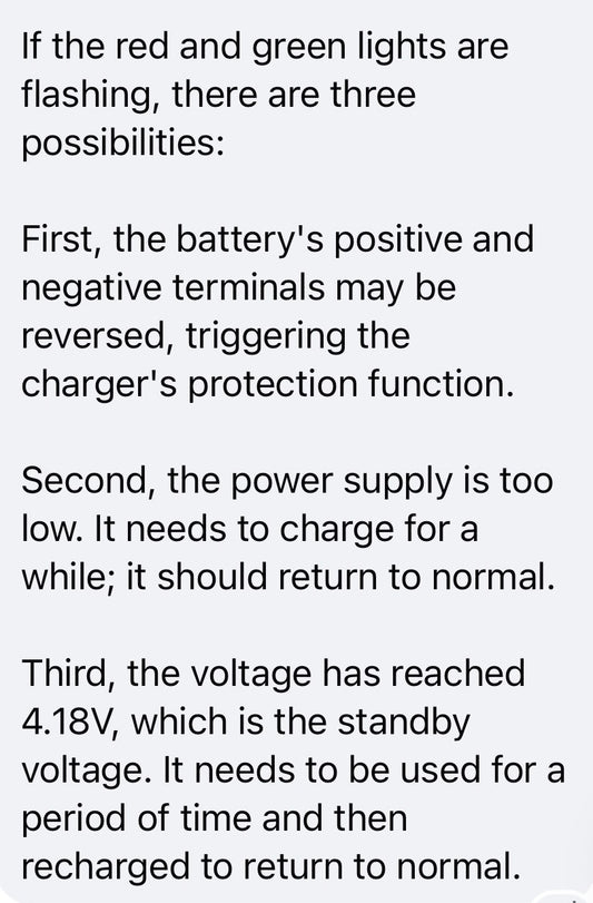 Battery: Amorge Lithium Ion Chargers