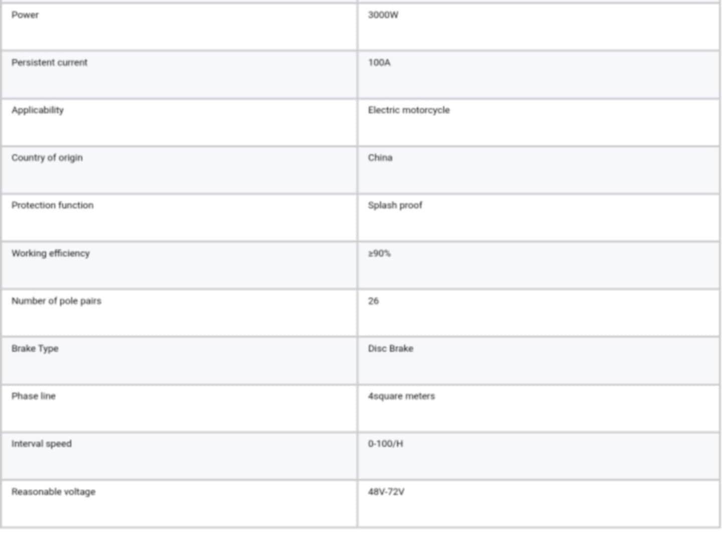 Motor de buje QS de 10", 3000 W, V4, con neumáticos CST 90/90/10 CM-TR