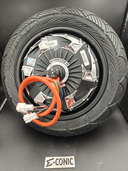 QS 12" Hub Motor 3000W V4 w CST 130/70/12 Tire CM806