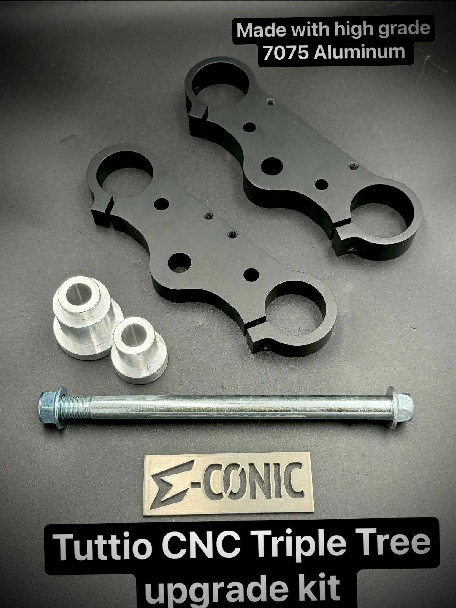 Tuttio Soleil01 Triple Tree Upgrade Kit (CNC)* – E-Conic Cycles
