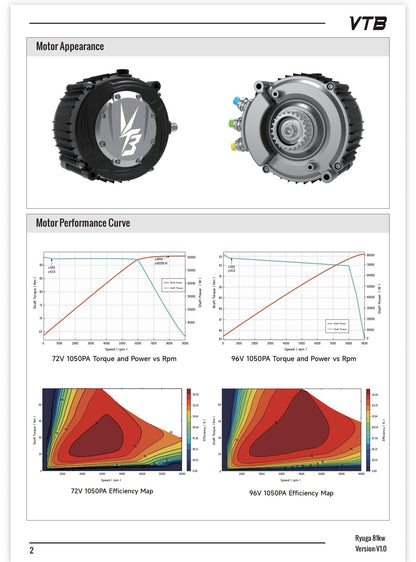 Ventus VTB Ryuga 81kW Motor for Ultra Bee