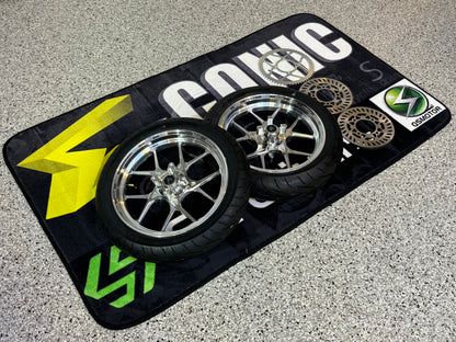 14" CNC Wheel Set w 220 Rotors & 420 60T Sprocket