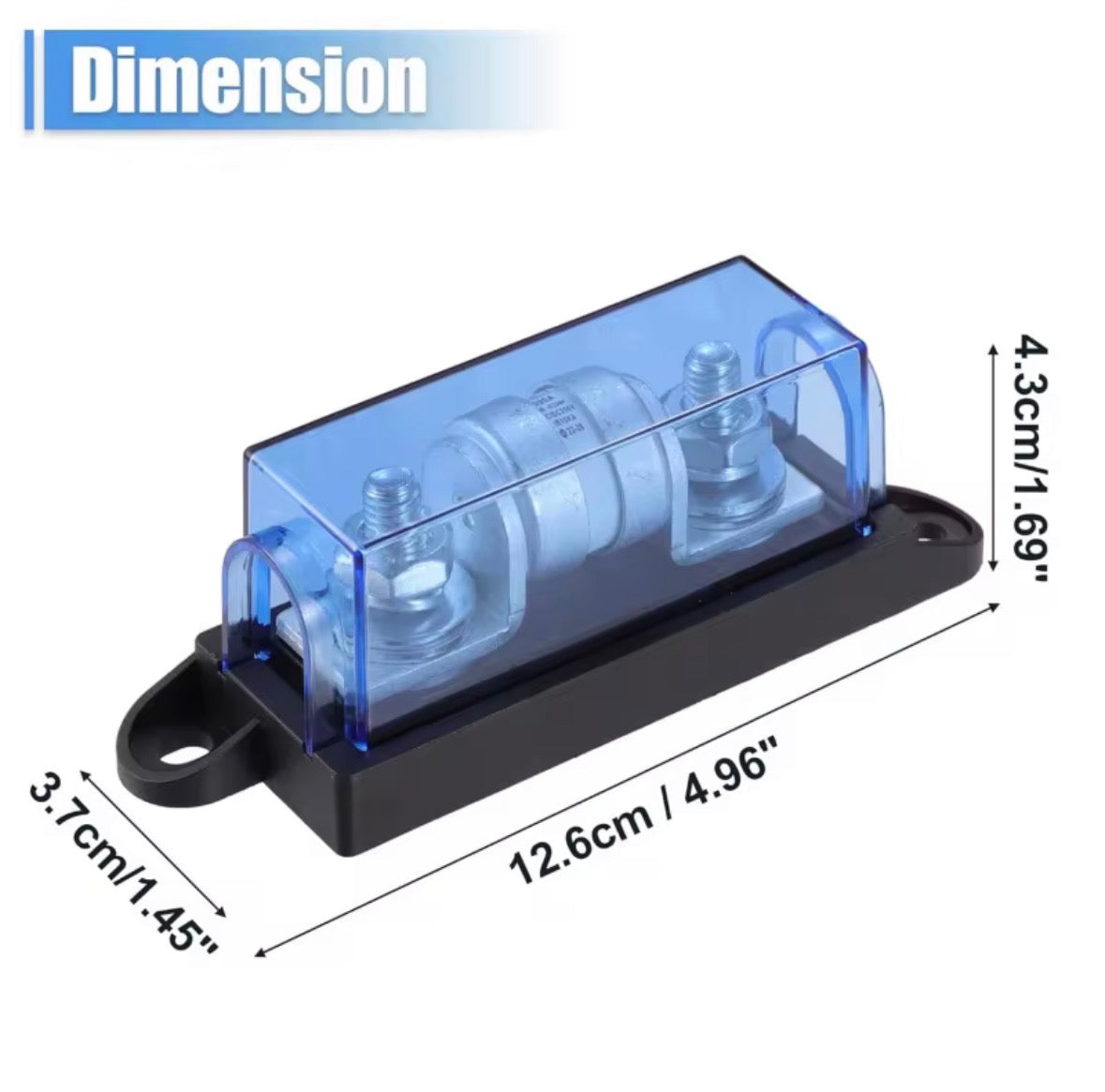 Class T Fuse w Block (150V, 300a)
