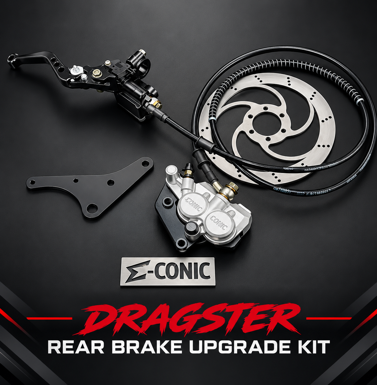E-Box Dragster:  Rear Upgraded Brake Kit*