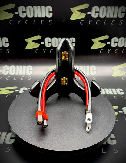 Controller Essentials:  12" Battery Lead for Type 2 SurRon Battery to 6mm Ring Terminals