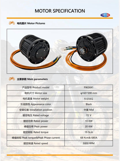 NEW!  Sotion FW26x1 Encoder Motor for QRonge X1 Spark; Optional Kit Available