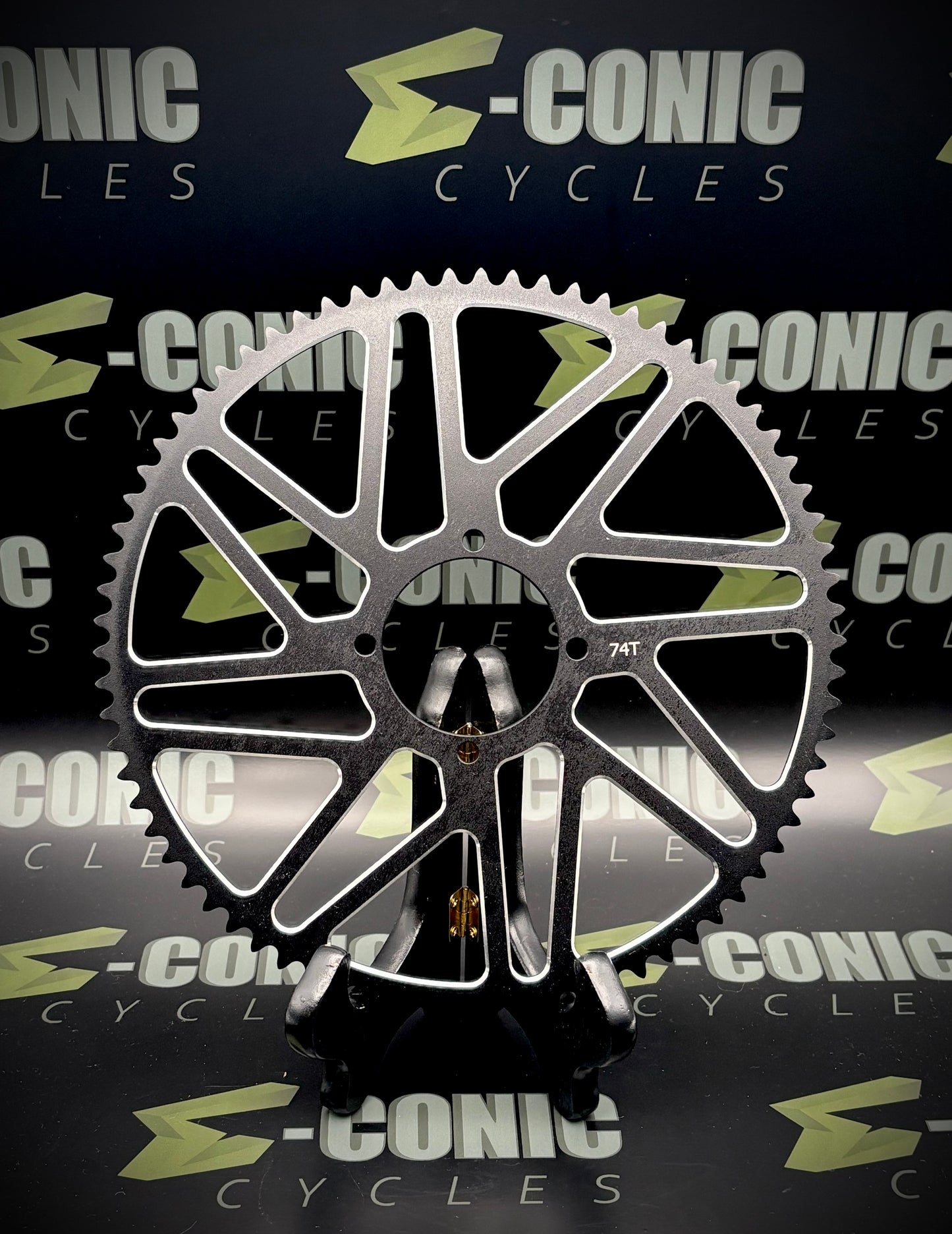 #35 (58T or 74T) Black Aluminum Rear Sprocket for Razor Dirt Bikes