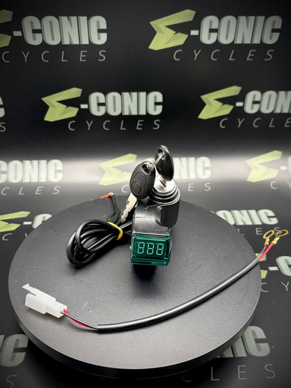 Controller Essentials:  Key Ignition w Voltmeter (Regular or PreWired)