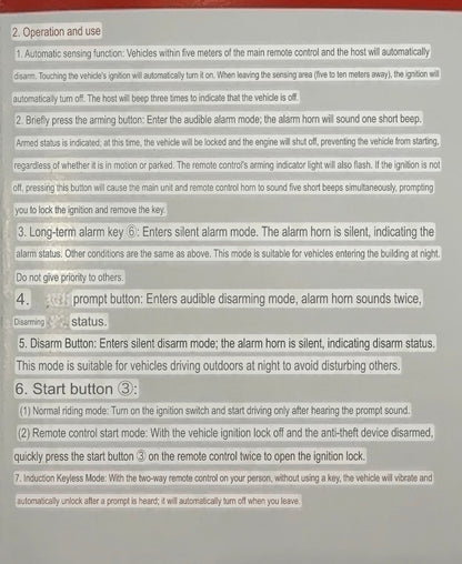 Controller Essentials:  Two Way Alarm for FarDriver (PnP)