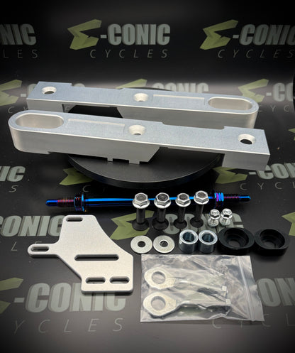 CLEARANCE:  4-5" Bolt On CNC Rear Extensions (Razor SX500 / MX650)