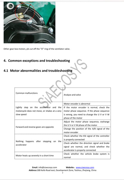 Motors:  QS165 v3, 60H, 10kw Hall Sensor Motor w 428 Sprocket (14T)