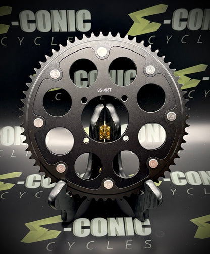#35 (55T or 63T) Dual Ring Rear Sprocket for Razor Dirt Bikes