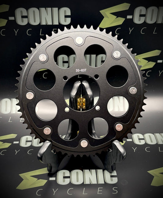#35 (55T or 63T) Dual Ring Rear Sprocket for Razor Dirt Bikes
