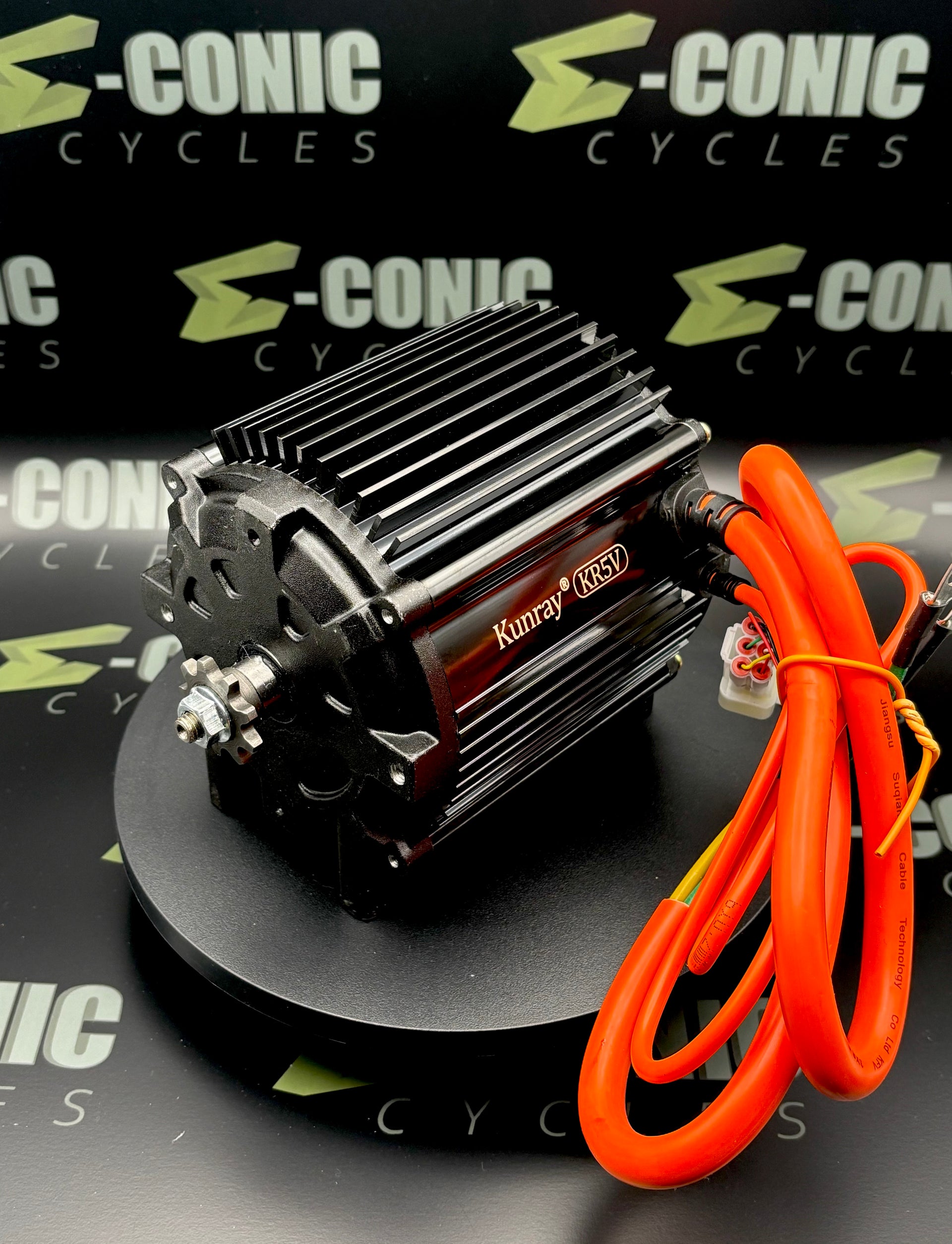 Motors: Kunray KR5V (v2) Motor w #35 Sprocket (9T) – E-Conic Cycles