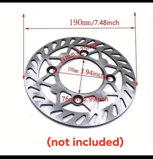 Limited Offer:  12" Lightweight Front Rim w CST Slicks (100/80-12)