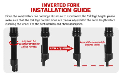 Fiido or RoadRunner:  14/16 Forks (Air or Coil)