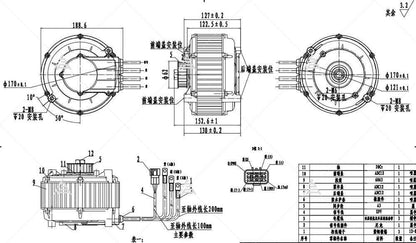 Motors:  QS165 v2 Encoder Motor w 428 Sprocket (14T)