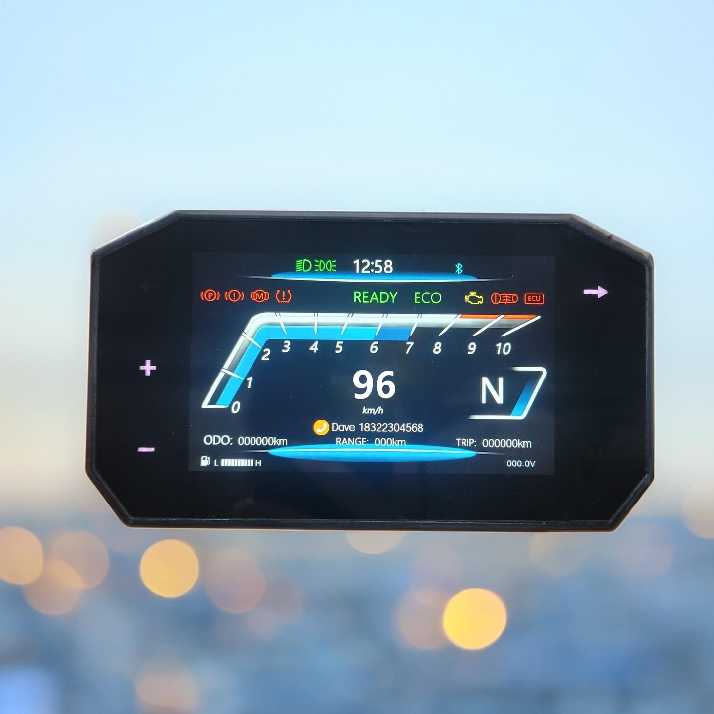 FarDriver Sinewave Controller:  Chaojie Touchscreen Display (Gen 3) w Optional 3D Mount