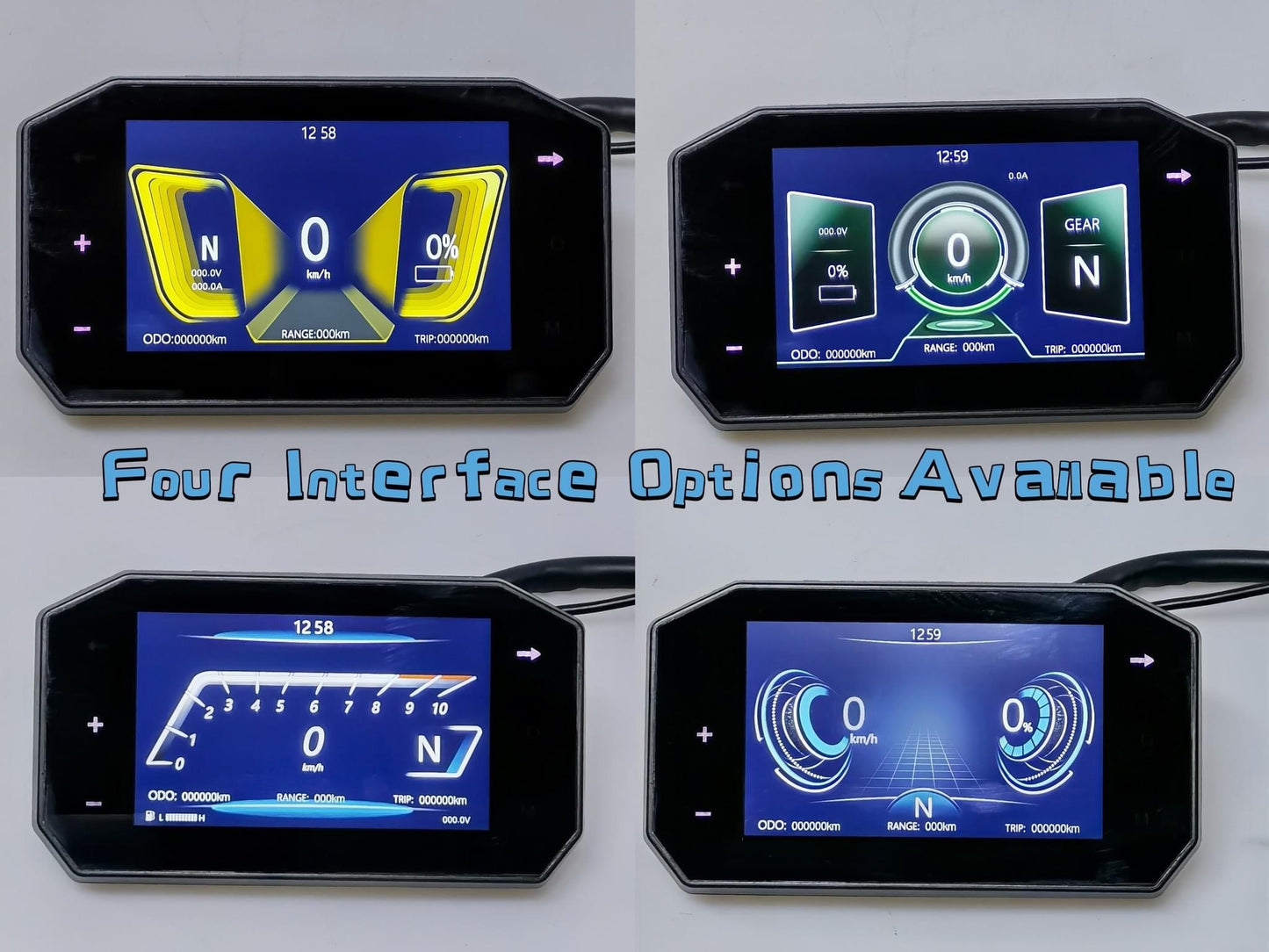 FarDriver Sinewave Controller:  Chaojie Touchscreen Display (Gen 3) w Optional 3D Mount