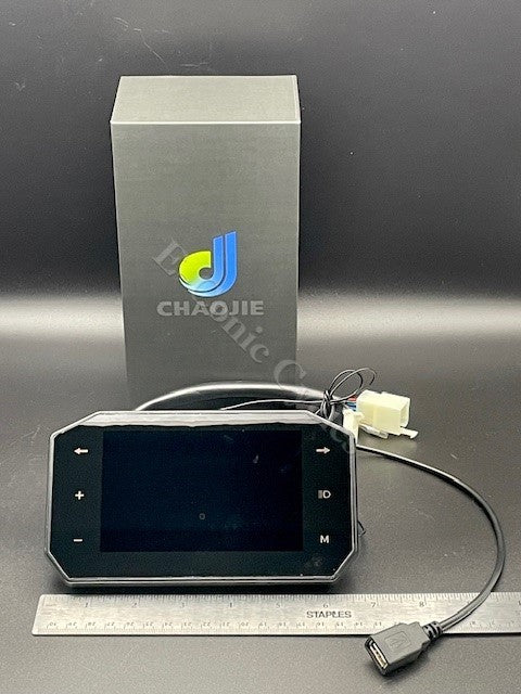 FarDriver Sinewave Controller:  Chaojie Touchscreen Display (Gen 3) w Optional 3D Mount